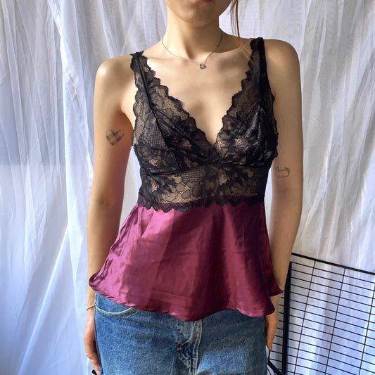 Purple Lacey Camisole