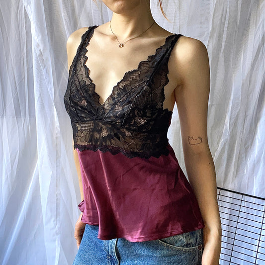 Purple Lacey Camisole